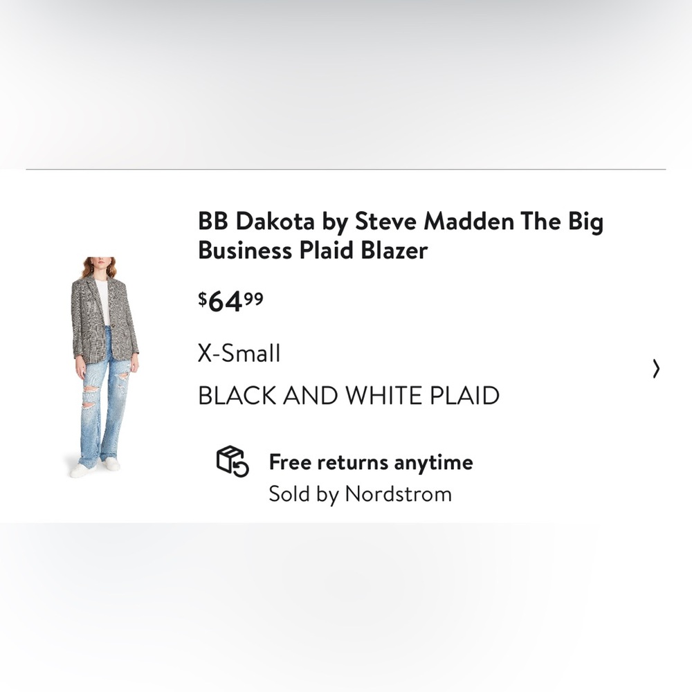 BB Dakota by Steve Madden Blazer